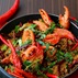 Spicy Sautéed Lobster Claws with Crispy Fried Garlic is offered in the Summer Buffet to entice the guests’ appetite. 
